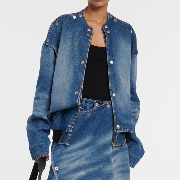 Y/PROJECT Snap Off Denim Bomber